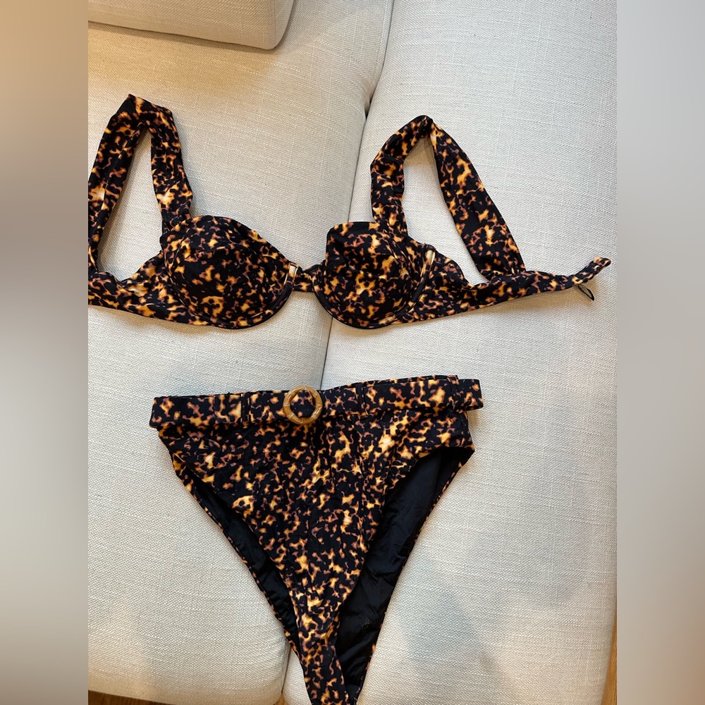 We wore what XS printed bikini
